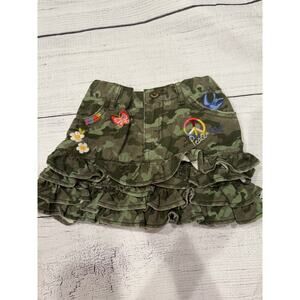 The Children’s Place Ruffled Camo Skirt 24 months